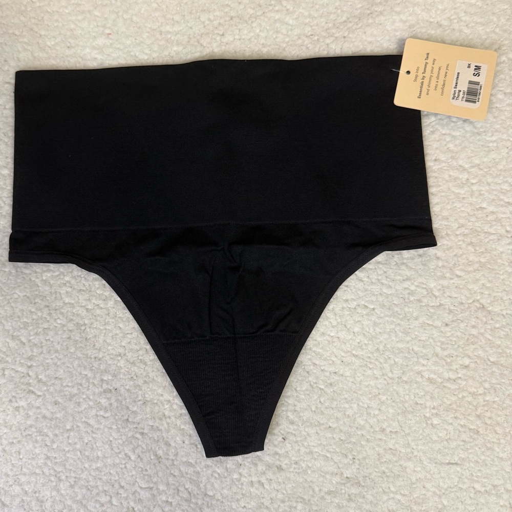 Nylon seamless thong shapewear underwear Essentials by Tummy Tank S/M